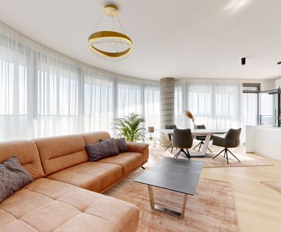 RIVERS | VÝNIMOČNÝ 4-IZBOVÝ BYT V EUROVEA TOWER S VÝHĽADOM NA HRAD