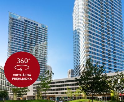 Moderný 2i apartmán, LODŽIA, PIVNICA, GARÁŽ, Panorama City