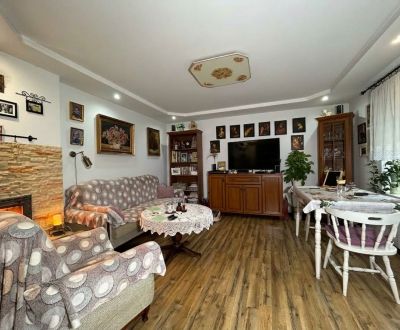 Na predaj 2-izbový prerobený byt s krbom, vaňa+sprchový Levice centrum