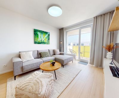 NR/Mlynárce - Zariadený 2i byt s parkovaním a balkónom v novostavbe