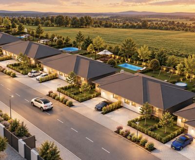 NOVOSTAVBA TOVARNÍKY – 4 IZBY,  POZEMOK 474 m², TEPELNÉ ČERPADLO