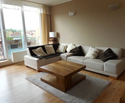 Prenájom zariadeného 3-izbového bytu s balkónom, 83 m2, Vlárska ul.