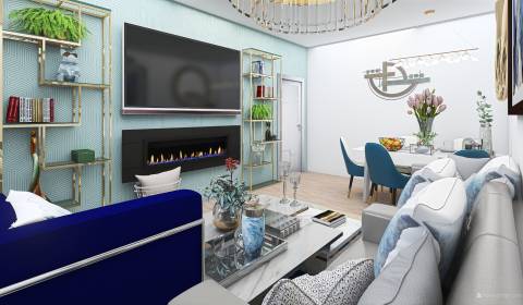 Rezervované 3-izbový byt ul. Južná trieda, 69 m². VIZUALIZÁCIA.