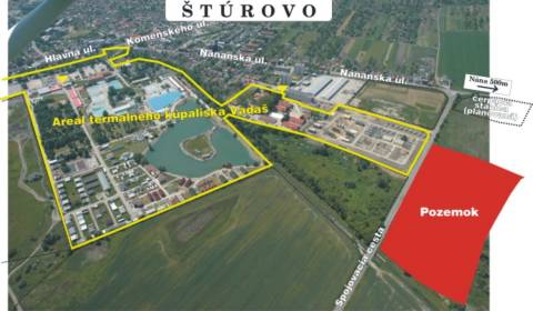 Predaj komerčného pozemku, Štúrovo, Nové Zámky, Slovensko