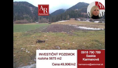 Investičný pozemok s potenciálom v obci Lazisko 5670m2