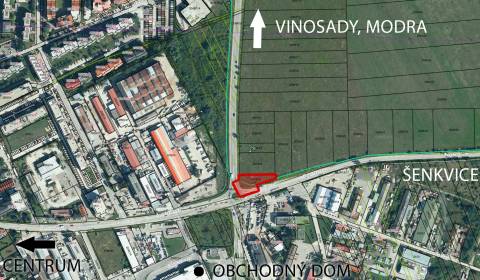 Predaj-pozemok priamo pri kruhovom objazde Šenkvická, Pezinok 1074 m2