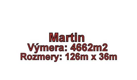 MARTIN- Záturčie pozemok na developerské a komerčné účely 4662 m2