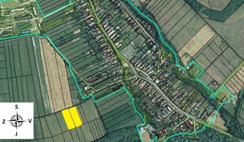 IBA U NÁS! Rovinaté investičné stavebné pozemky 6.496m2, Dolná Ždaňa