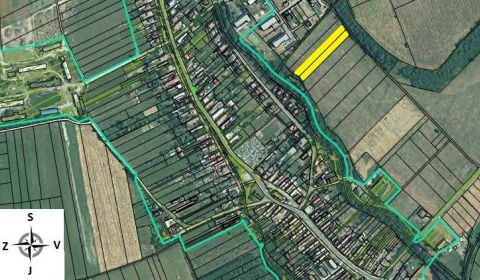 IBA U NÁS! Rovinatý investičný stavebný pozemok 5.036m2, Dolná Ždaňa