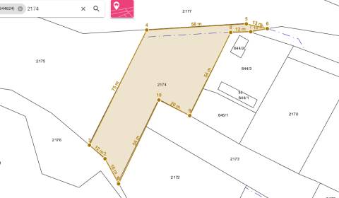 Predaj pozemku o výmere 3266m2 v Ostrom Grúni