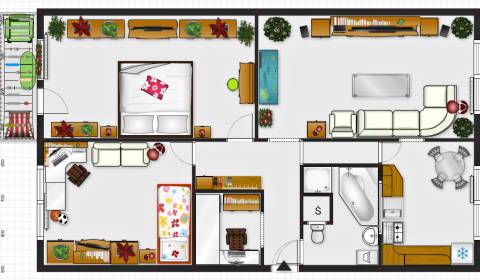 PREDAJ 3 izbový byt 83 m2, balkón, PIEŠŤANY, Teplická