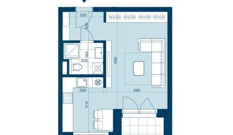 1 izbový byt s balkónom v novostavbe v Nitre