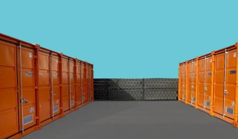 Skladové kontajnery 7m2, 14m2, - zabezpečený areál- Cesta na Senec