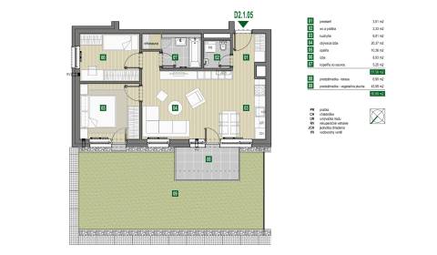 PREDAJ 3 izbového bytu v Prémiovej novostavbe Pezinok A0+