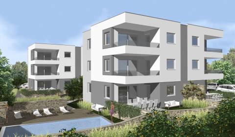 ☀ Pag-Novalja (HR) – 3-izbový apartmán v novostavbe s bazénom!