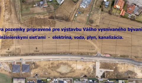 Pozemok o výmere 534 m2 s výstavbou rodinného domu Trenčín
