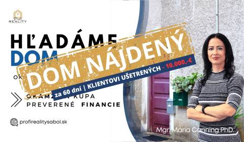 Hľadáme rodinný dom v pôvodnom stave