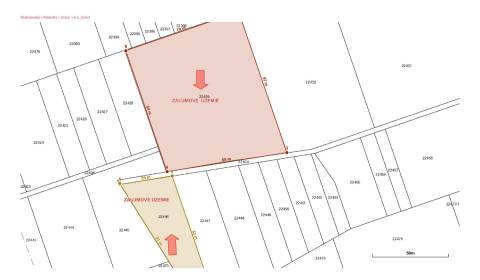 Na predaj pozemky v obci Zohor, okr. Malacky