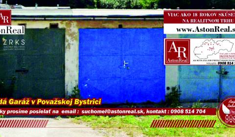 AstonReal hľadá pre klienta čistú, priestrannú garáž v P. Bystrici