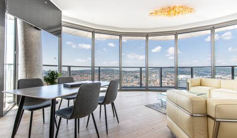 EXKLUZÍVNY Luxusný 3i byt s výhľadom v EUROVEA TOWER