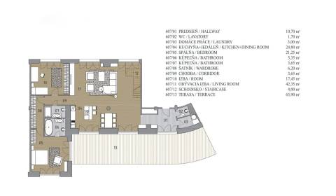 | 4i penthouse s krásnym výhľadom na Staré Mesto Bratislava