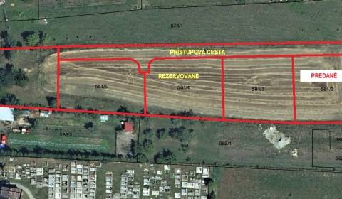 NA PREDAJ posledné 3 PARCELY, obec JAKUBOVANY, okr. SABINOV