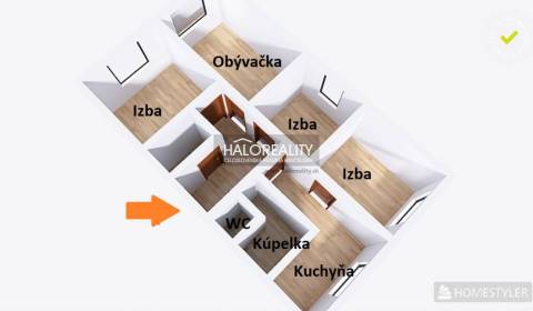 Predaj, štvorizbový byt Piešťany, ul.Teplická