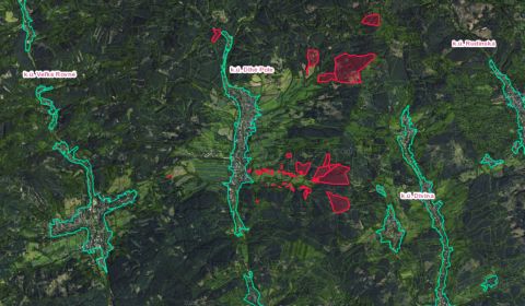Dlhé Pole – 78.660 m2 LESY a ORNÁ PÔDA