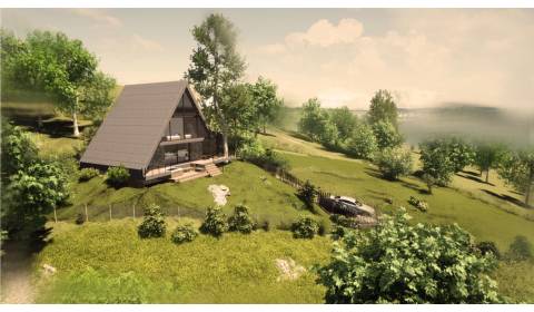 PREDAJ - Chata Podhradie – projekt, výstavba na kľúč s pozemkom