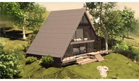 PREDAJ - Chata Podhradie – projekt, výstavba na kľúč s pozemkom