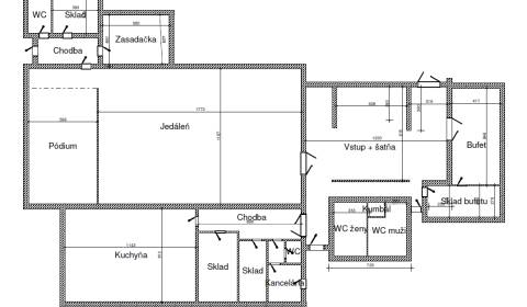 Na prenájom budova- objekt s pozemokom 5000m2 Sereď