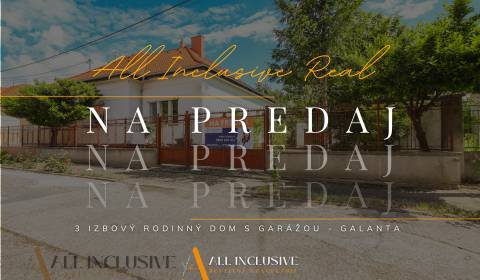 ALL INCLUSIVE I 3 IZBOVÝ RODINNÝ DOM S GARÁŽOU NA HANZA KOLÓNI GALANTA