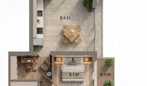 Na predaj 2 -izbový byt 59,99 m2 s predzáhradkou, novostavba Bolešo