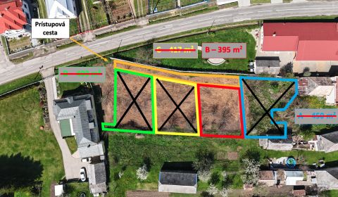 400 m2 POZEMOK na výstavbu rodinného domu - Kysta