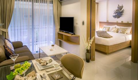 1 IZBOVÝ APARTMÁN M (1 SPÁLŇA + 1 OBÝV. IZBA) CITY GARDEN PRATUMNAK
