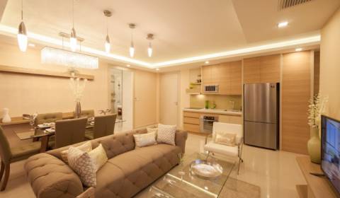 2 IZBOVÝ APARTMÁN (2 SPÁLNE + 1 OBÝV. IZBA) CITY GARDEN TOWER PATTAYA