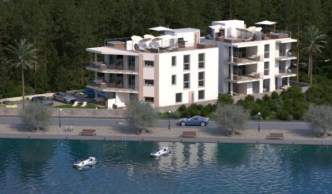 CHORVÁTSKO - Nové apartmány 3 m od mora (3i) - ostrov VIR, Zadar