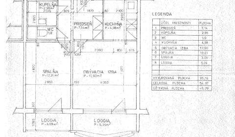 2-izb byt. Pribišova ul., Karlova Ves, 2 x lodžia