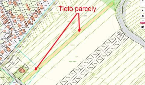 Predám pozemky 7053m2 vo Veľkej Mači - vhodné ako investícia