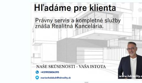 Hľadáme pre klienta 2-izbový byt  vo Zvolene - Západ, Zlatý Potok