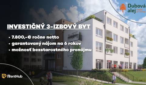 3-izbový INVESTIČNÝ BYT | Dubová alej - Ivanka pri Dunaji