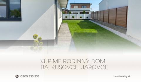 Súrne hľadáme pre konkrétneho klienta! RD Rusovce alebo Jarovce