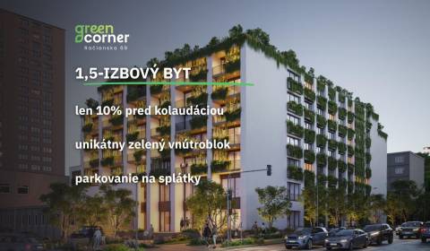 1,5 izbový byt 48,63m² | Greencorner | Bratislava-Nové mesto
