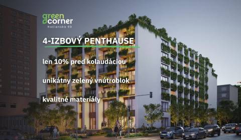 4 izbový penthouse 155m² | Greencorner | Bratislava-Nové mesto