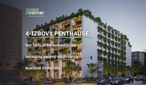 4 izbový penthouse 165m² | Greencorner | Bratislava-Nové mesto