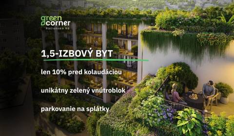 1,5 izbový byt 45,30m² | Greencorner | Bratislava-Nové mesto