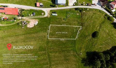 Na predaj stavebný pozemok 1043 m² – Klokočov, okres Čadca