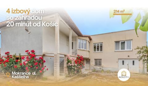 PREDAJ | Priestranný 4i Rodinný dom, Mokrance 20 minút od Košíc