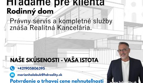 Kúpa, rodinný dom v Krupine.