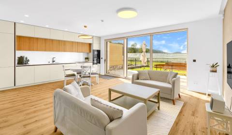 Krásny 5i radový dom, Wolfsthal, úplná novostavba, zariadený, 2 státia